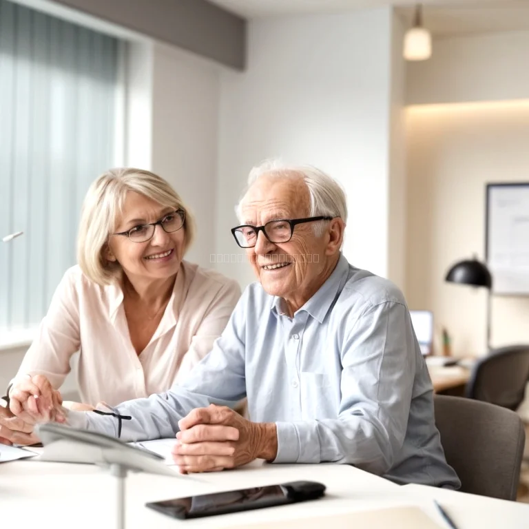 خبير يقدم استشارات تأمين للمتقاعدين